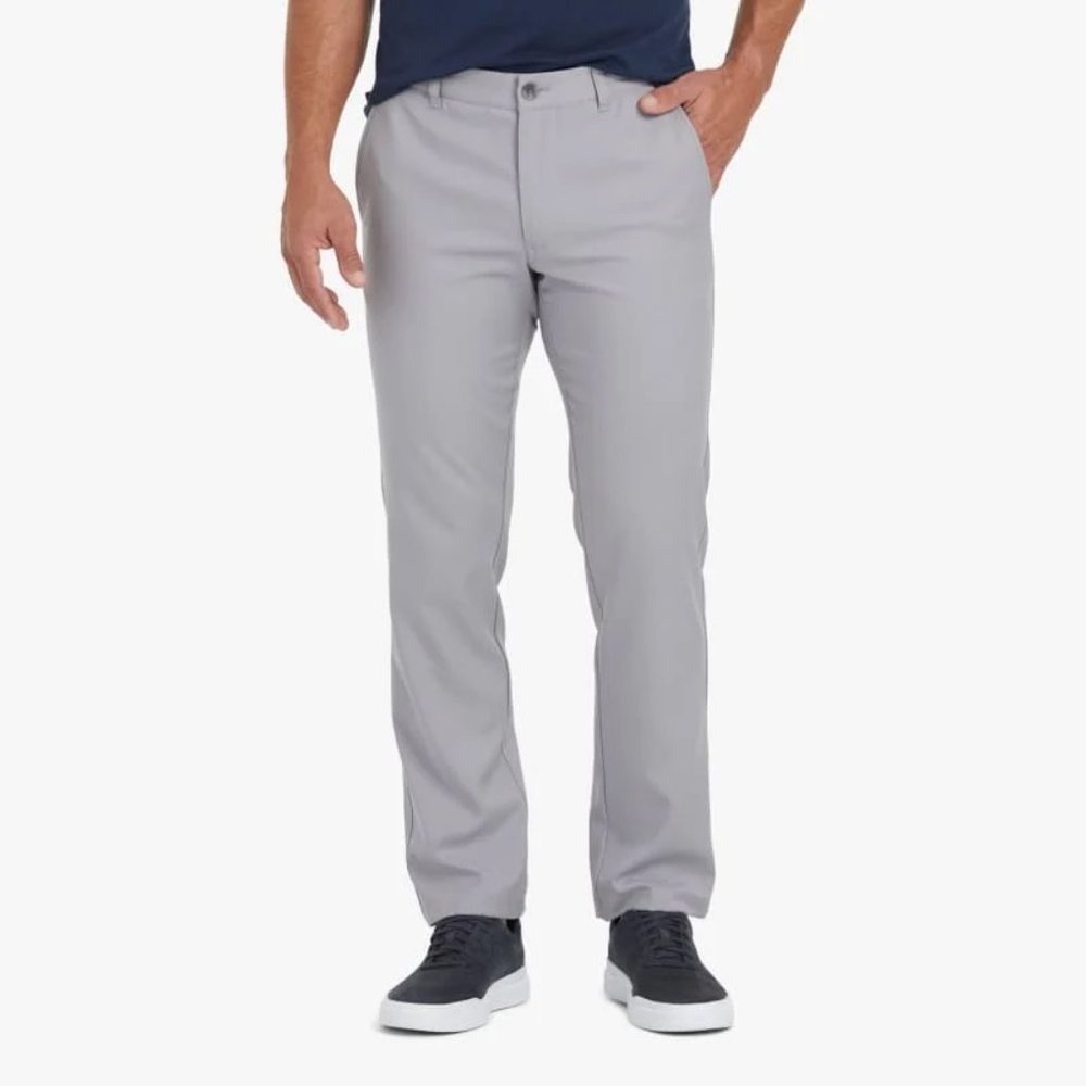 Mizzen + Main  Baron Chino Ash Gray Athletic Fit 34W x  32L